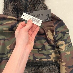 Riflessi Men's Camouflage Hoodie